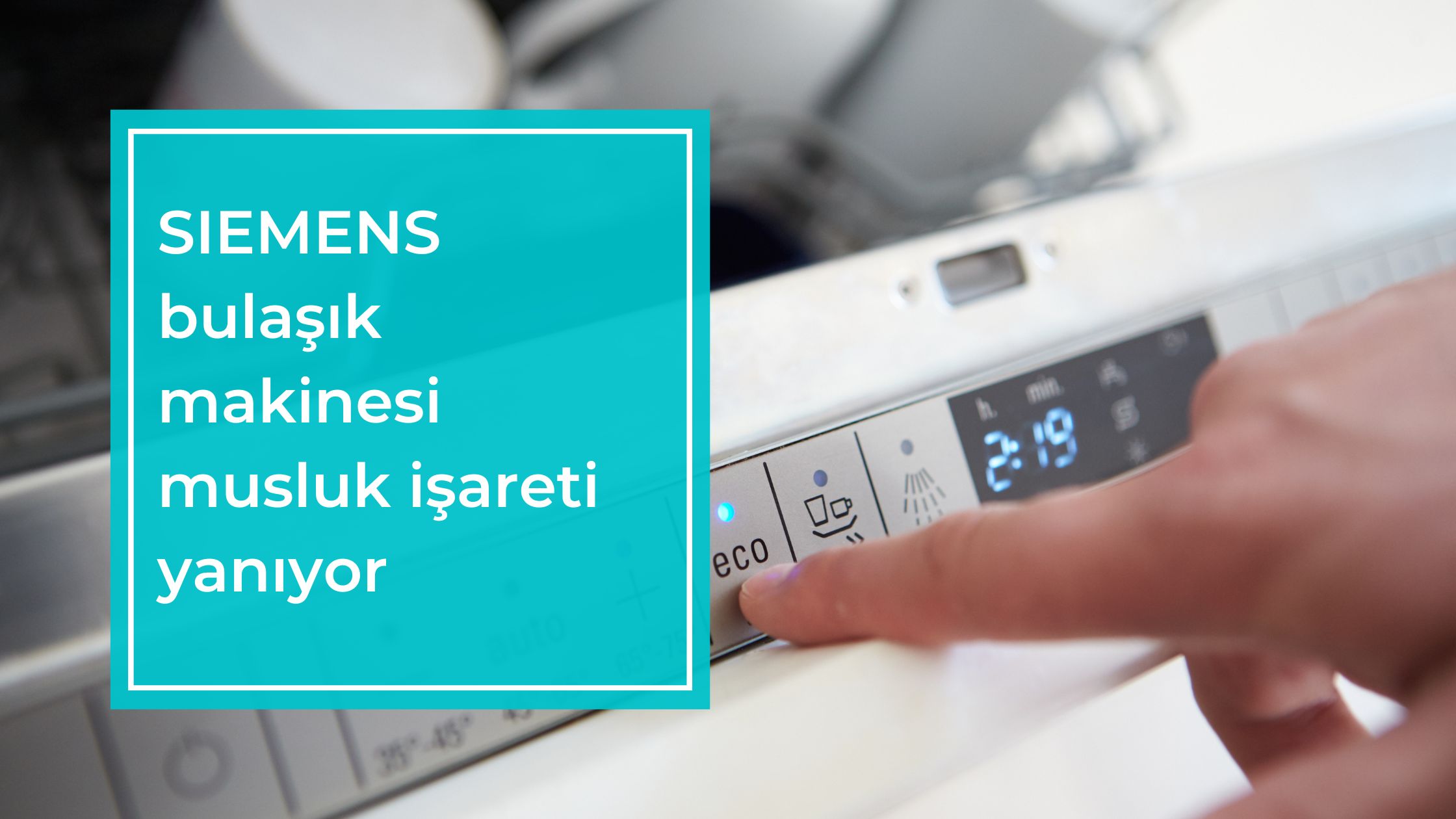 Siemens Bulaşık Makinesi Musluk İşareti Yanıyor